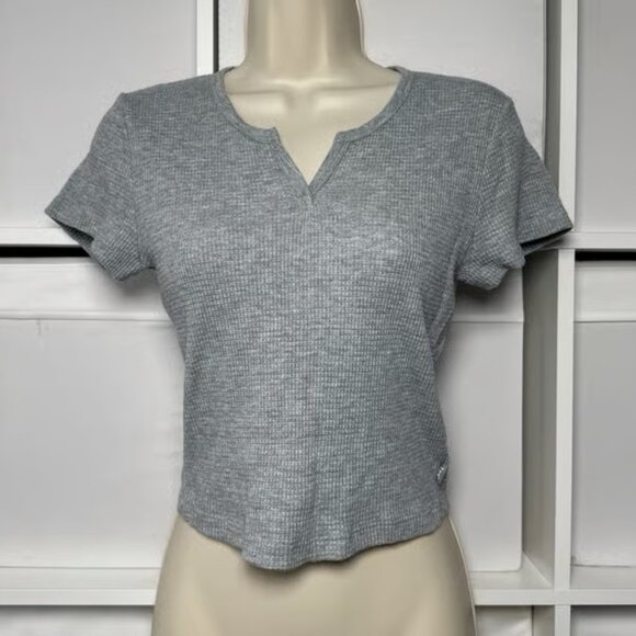 TNA Waffle Crop Top - Picture 1 of 8